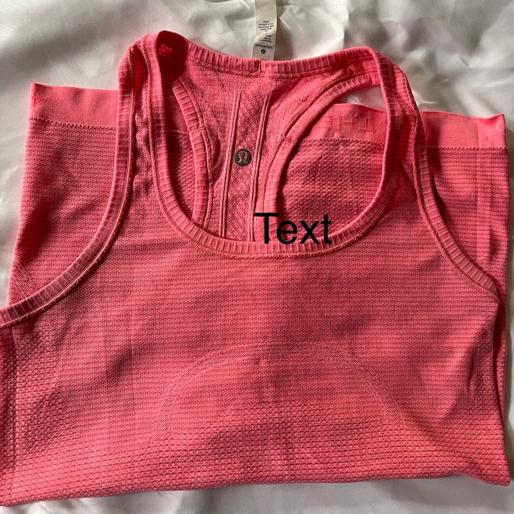 Lululemon Racer Back Tank: $20.00
Neon Pink 
Size 2/4